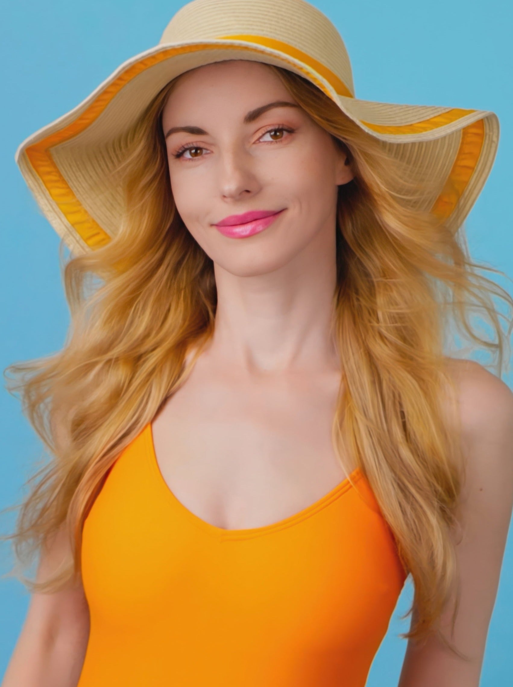 Fashionable summer hat